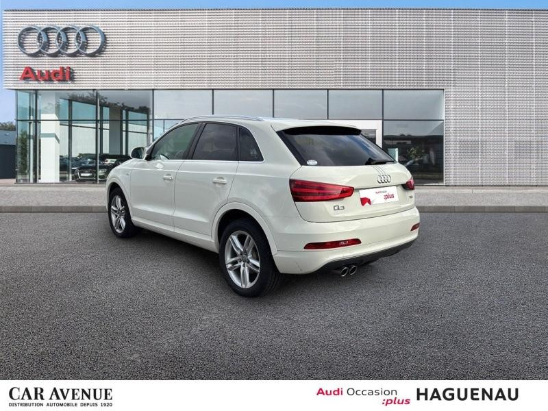 Occasion AUDI Q3 2.0 TDI 177 S line peinture intégrale volant sport vitres arr surteintées trappe à ski 2013 Blanc Amalfi 12989 € à Haguenau