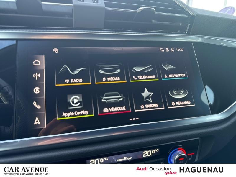 Occasion AUDI Q3 45 TFSI e 245 S line S tronic 6 CAMERA SIEGES AV CHAUFFANTS ATTELAGE HAYON ELEC JANTES 19' PACK E 2024 Gris Daytona nacré 43989 € à Haguenau
