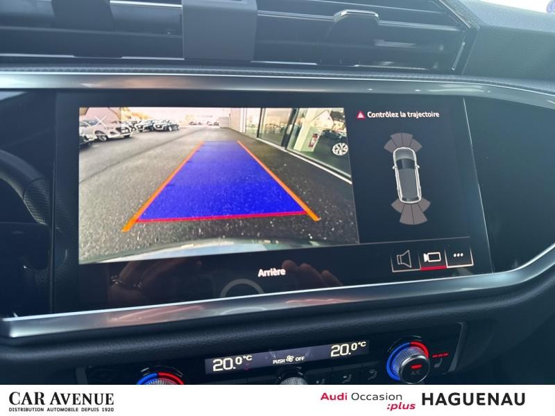 Occasion AUDI Q3 45 TFSI e 245 S line S tronic 6 CAMERA SIEGES AV CHAUFFANTS ATTELAGE HAYON ELEC JANTES 19' PACK E 2024 Gris Daytona nacré 43989 € à Haguenau