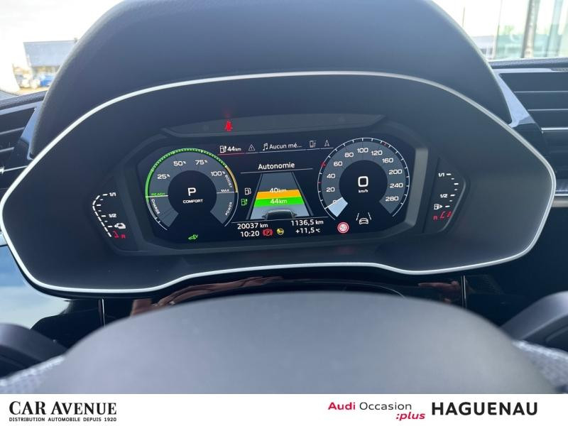 Occasion AUDI Q3 45 TFSI e 245 S line S tronic 6 CAMERA SIEGES AV CHAUFFANTS ATTELAGE HAYON ELEC JANTES 19' PACK E 2024 Gris Daytona nacré 43989 € à Haguenau