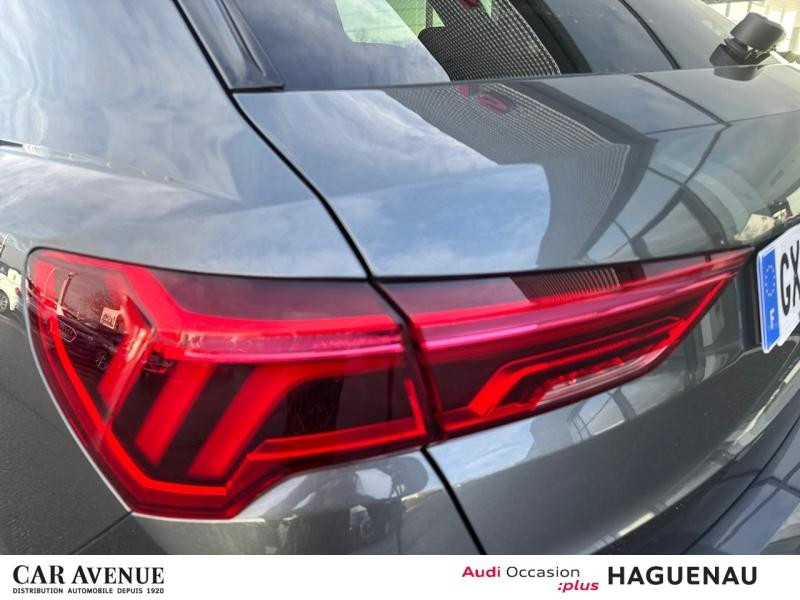 Occasion AUDI Q3 45 TFSI e 245 S line S tronic 6 CAMERA SIEGES AV CHAUFFANTS ATTELAGE HAYON ELEC JANTES 19' PACK E 2024 Gris Daytona nacré 43989 € à Haguenau