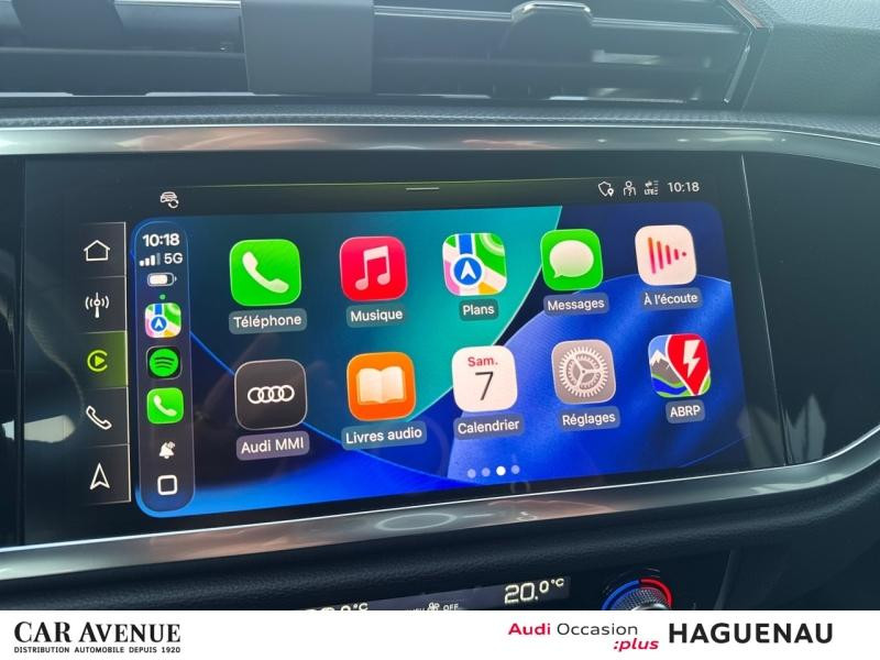 Occasion AUDI Q3 45 TFSI e 245 S line S tronic 6 CAMERA SIEGES AV CHAUFFANTS ATTELAGE HAYON ELEC JANTES 19' PACK E 2024 Gris Daytona nacré 43989 € à Haguenau