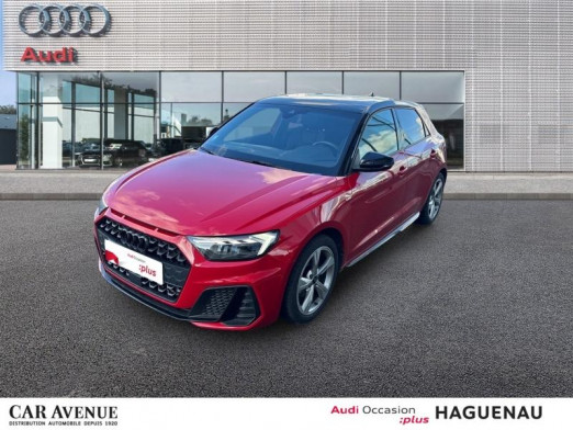 Occasion AUDI A1 Sportback 30 TFSI 110 S line S tronic 7 JANTES 17' CAMERA LEDS VOLANT MEPLAT AVEC PALETTES SIEGES 2024 Rouge Progressif métallisé 26 989 € à Haguenau