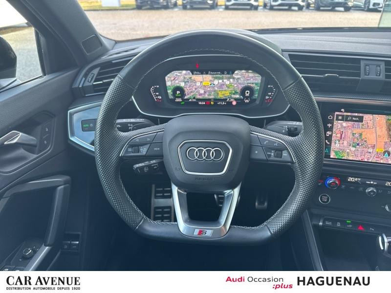 Occasion AUDI Q3 45 TFSI e 245 S line S tronic 6 CAMERA SIEGES AV CHAUFFANTS ATTELAGE HAYON ELEC JANTES 19' PACK E 2024 Gris Daytona nacré 43989 € à Haguenau