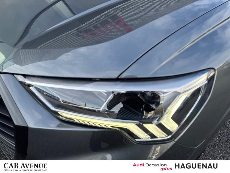 Occasion AUDI Q3 45 TFSI e 245 S line S tronic 6 CAMERA SIEGES AV CHAUFFANTS ATTELAGE HAYON ELEC JANTES 19' PACK E 2024 Gris Daytona nacré 43989 € à Haguenau