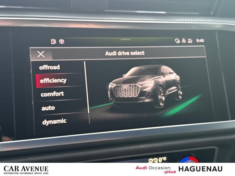 Occasion AUDI Q3 Sportback 35 TFSI 150 S Edition S tronic 7 CAMERA TOIT OUVRANT SIEGES AV CHAUFFANTS PACK ESTHETIQ 2022 Blanc 33689 € à Haguenau