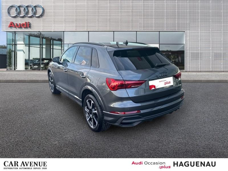 Occasion AUDI Q3 45 TFSI e 245 S line S tronic 6 CAMERA SIEGES AV CHAUFFANTS ATTELAGE HAYON ELEC JANTES 19' PACK E 2024 Gris Daytona nacré 43989 € à Haguenau