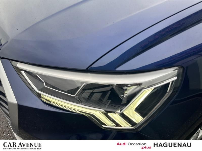 Occasion AUDI Q3 35 TFSI 150 S line S tronic 7 CAMERA RETRO ELEC GPS HAYON ELECTRIQUE LED  ASSISTANT FEUX DE ROUTE 2022 Bleu Navarre métallisé 34889 € à Haguenau