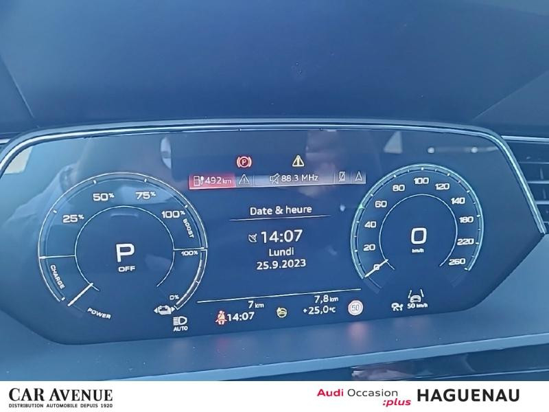 Occasion AUDI Q8 e-tron Sportback 55 408ch S Line quattro 2023 Noir Mythic Métallisée 66490 € à Haguenau