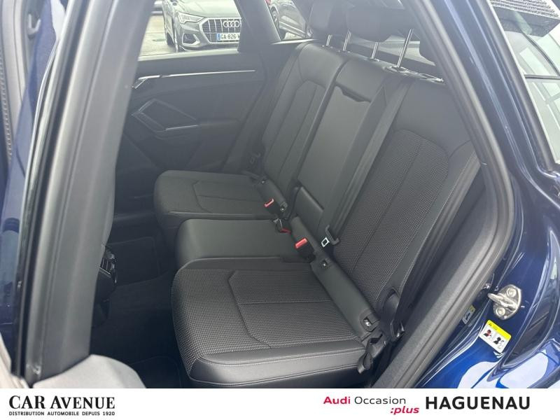 Occasion AUDI Q3 35 TFSI 150 S line S tronic 7 CAMERA RETRO ELEC GPS HAYON ELECTRIQUE LED  ASSISTANT FEUX DE ROUTE 2022 Bleu Navarre métallisé 34889 € à Haguenau