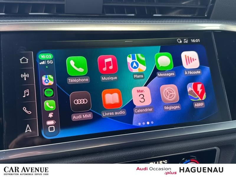 Used AUDI Q3 35 TDI 150 S line S tronic 7 Toit Panoramique  Régualteur adaptatif Caméra smartphone interface d 2020 Gris Chronos métallisé € 26989 in Haguenau