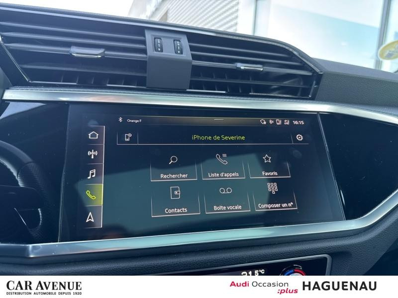 Used AUDI Q3 35 TDI 150 S line S tronic 7 Toit Panoramique  Régualteur adaptatif Caméra smartphone interface d 2020 Gris Chronos métallisé € 26989 in Haguenau