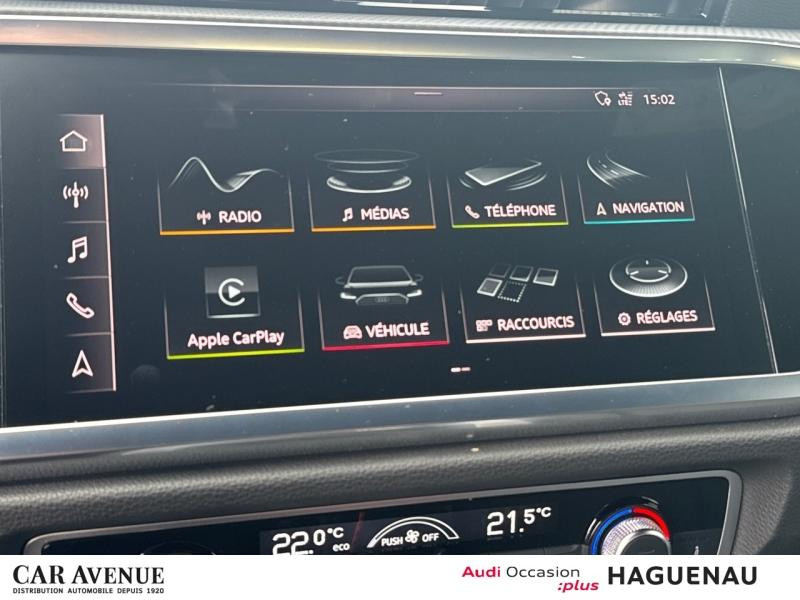 Used AUDI Q3 Sportback 35 TFSI 150 Design S tronic 7 PACK EXT S-LINE SMARTPHONE INTERFACE SIEGES AV CHAUFFANTS 2020 Noir Mythic métallisé € 32489 in Haguenau