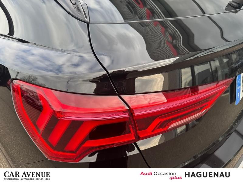 Used AUDI Q3 Sportback 35 TFSI 150 Design S tronic 7 PACK EXT S-LINE SMARTPHONE INTERFACE SIEGES AV CHAUFFANTS 2020 Noir Mythic métallisé € 32489 in Haguenau
