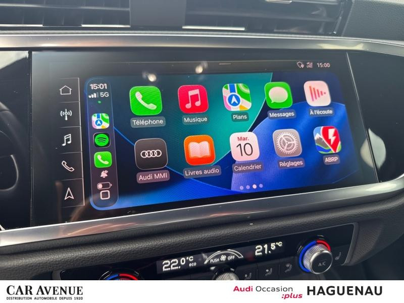 Used AUDI Q3 Sportback 35 TFSI 150 Design S tronic 7 PACK EXT S-LINE SMARTPHONE INTERFACE SIEGES AV CHAUFFANTS 2020 Noir Mythic métallisé € 32489 in Haguenau