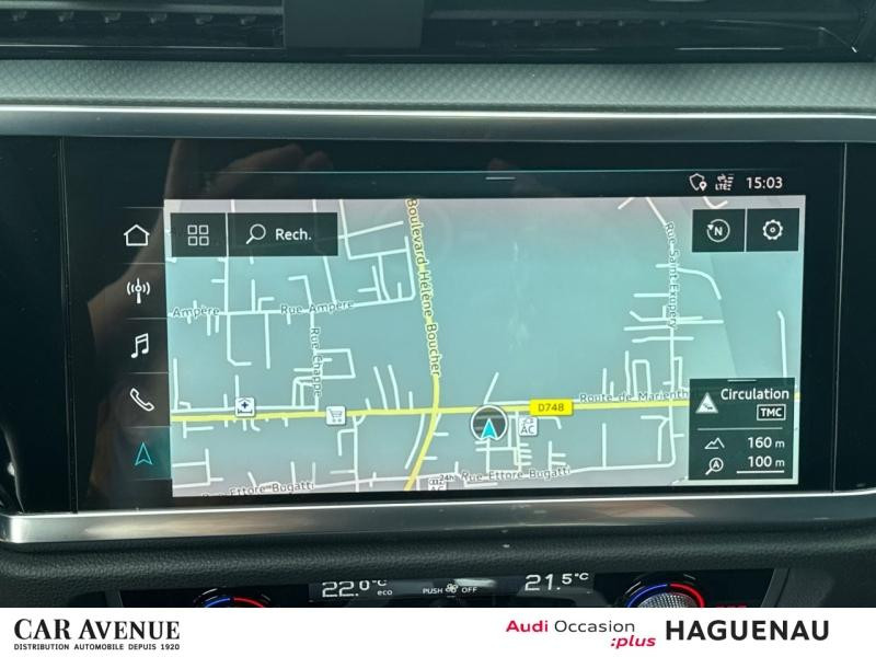 Used AUDI Q3 Sportback 35 TFSI 150 Design S tronic 7 PACK EXT S-LINE SMARTPHONE INTERFACE SIEGES AV CHAUFFANTS 2020 Noir Mythic métallisé € 32489 in Haguenau