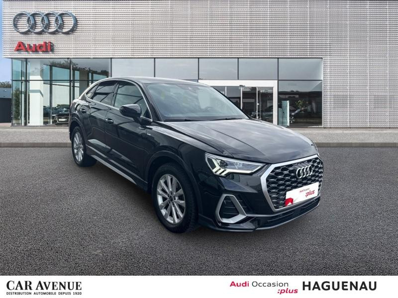 Used AUDI Q3 Sportback 35 TFSI 150 Design S tronic 7 PACK EXT S-LINE SMARTPHONE INTERFACE SIEGES AV CHAUFFANTS 2020 Noir Mythic métallisé € 32489 in Haguenau