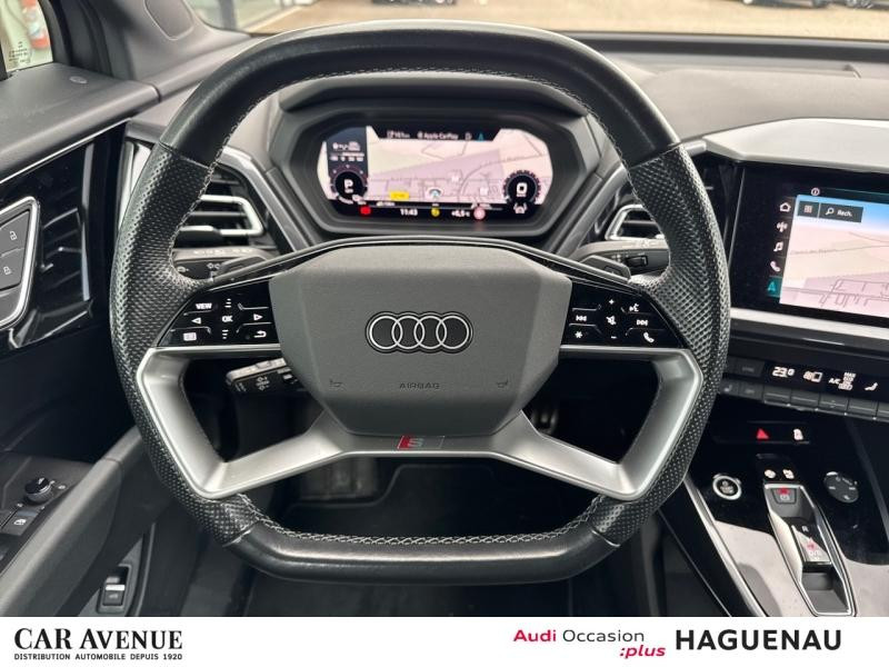 Occasion AUDI Q4 e-tron 40 e-tron 204 S line SMARTPHONE INTERFACE AFFICHAGE TETE HAUTE SIEGES AV CHAUFFANTS SUSPEN 2022 Gris Typhon métallisé 33989 € à Haguenau