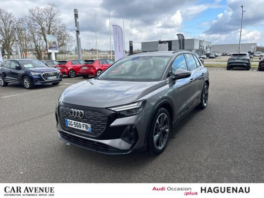 Occasion AUDI Q4 e-tron 40 e-tron 204 S line SMARTPHONE INTERFACE AFFICHAGE TETE HAUTE SIEGES AV CHAUFFANTS SUSPEN 2022 Gris Typhon métallisé 33 989 € à Haguenau
