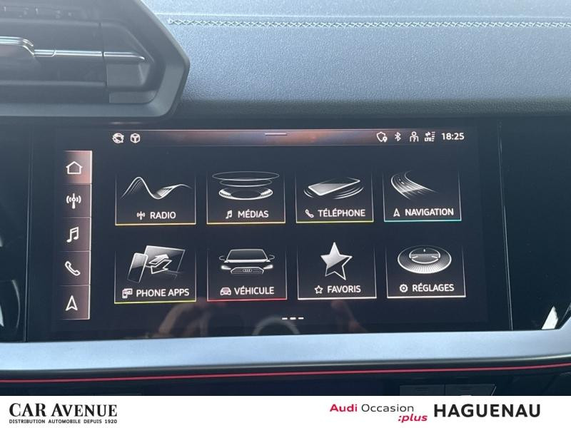 Occasion AUDI A3 Sportback 30 TFSI 110 Mild Hybrid S line S tronic 7 CAMERA LED AVEC CLIGNOTANTS DYNAMIQUES ECLAIR 2021 Blanc 24989 € à Haguenau