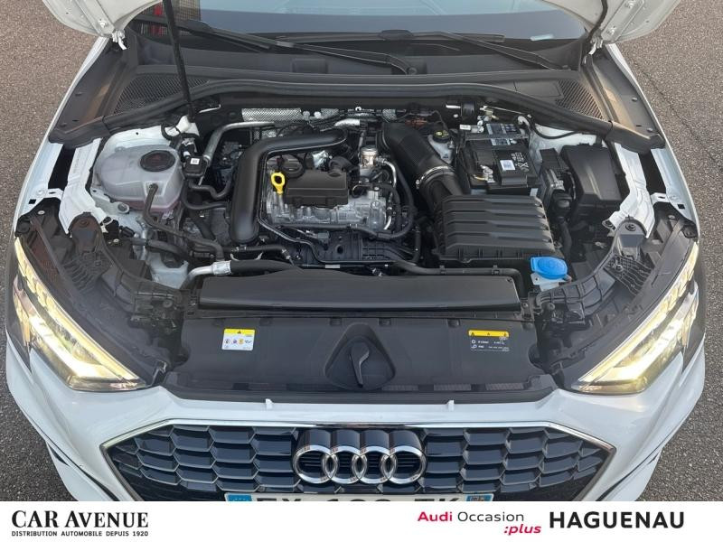 Occasion AUDI A3 Sportback 30 TFSI 110 Mild Hybrid S line S tronic 7 CAMERA LED AVEC CLIGNOTANTS DYNAMIQUES ECLAIR 2021 Blanc 24989 € à Haguenau