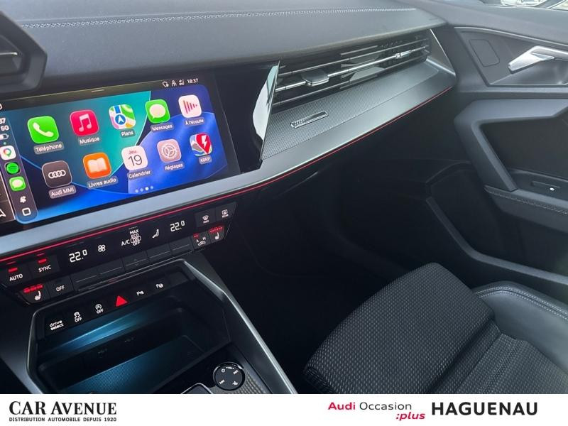 Occasion AUDI A3 Sportback 30 TFSI 110 Mild Hybrid S line S tronic 7 CAMERA LED AVEC CLIGNOTANTS DYNAMIQUES ECLAIR 2021 Blanc 24989 € à Haguenau