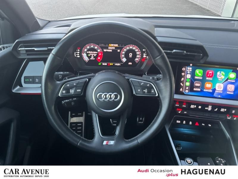 Occasion AUDI A3 Sportback 30 TFSI 110 Mild Hybrid S line S tronic 7 CAMERA LED AVEC CLIGNOTANTS DYNAMIQUES ECLAIR 2021 Blanc 24989 € à Haguenau