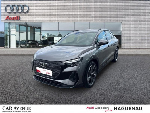 Used AUDI Q4 e-tron 40 e-tron 204 S line SMARTPHONE INTERFACE AFFICHAGE TETE HAUTE SIEGES AV CHAUFFANTS SUSPEN 2022 Gris Typhon métallisé € 33,489 in Haguenau
