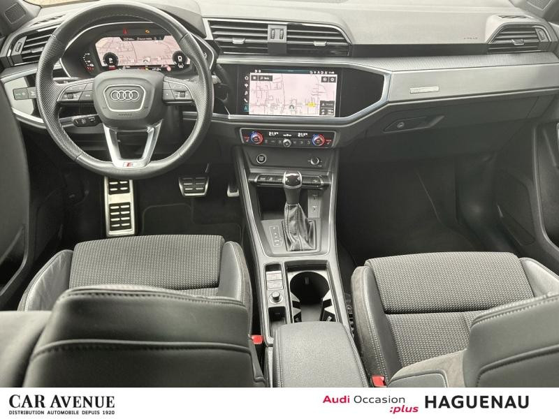 Occasion AUDI Q3 Sportback 45 TFSI e 245 S line S tronic 6 CAMERA 360° JANTES 19' TITANE ECLAIRAGE MULTICOLORE SMA 2022 Gris Daytona nacré 36789 € à Haguenau