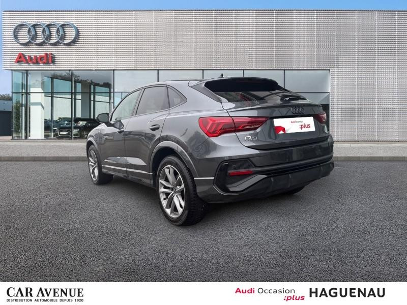 Occasion AUDI Q3 Sportback 45 TFSI e 245 S line S tronic 6 CAMERA 360° JANTES 19' TITANE ECLAIRAGE MULTICOLORE SMA 2022 Gris Daytona nacré 36789 € à Haguenau
