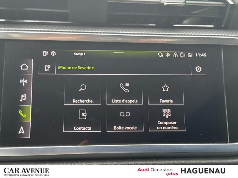 Occasion AUDI Q3 Sportback 45 TFSI e 245 S line S tronic 6 CAMERA 360° JANTES 19' TITANE ECLAIRAGE MULTICOLORE SMA 2022 Gris Daytona nacré 36789 € à Haguenau