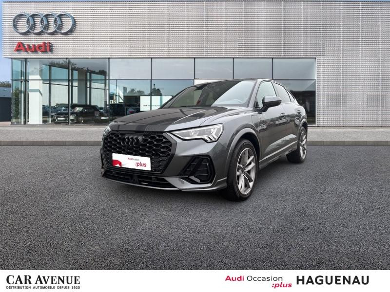 Occasion AUDI Q3 Sportback 45 TFSI e 245 S line S tronic 6 CAMERA 360° JANTES 19' TITANE ECLAIRAGE MULTICOLORE SMA 2022 Gris Daytona nacré 36789 € à Haguenau