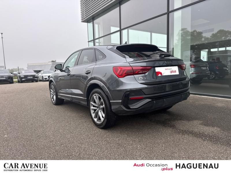 Occasion AUDI Q3 Sportback 45 TFSI e 245 S line S tronic 6 CAMERA 360° JANTES 19' TITANE ECLAIRAGE MULTICOLORE SMA 2022 Gris Daytona nacré 36789 € à Haguenau