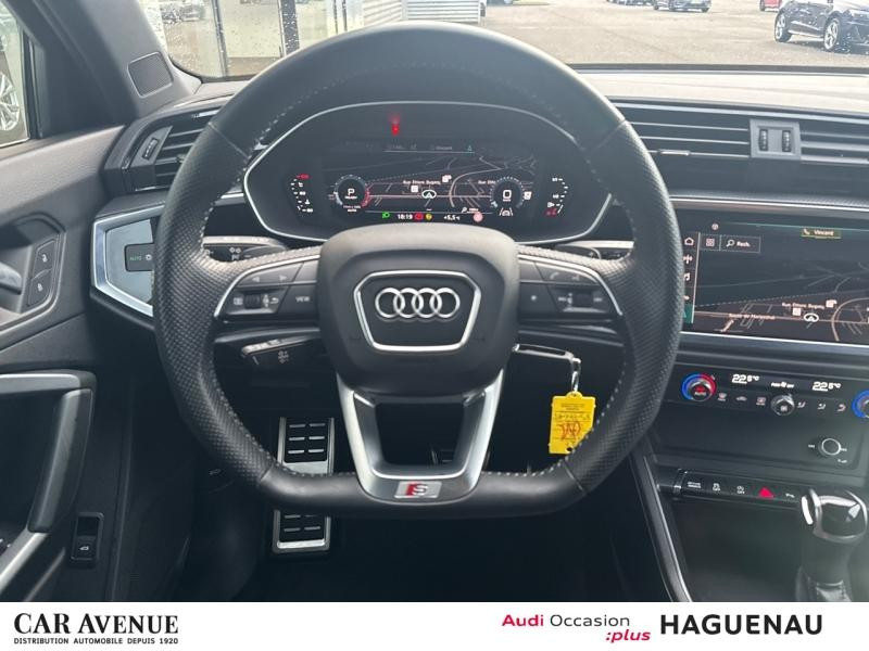 Occasion AUDI Q3 Sportback 35 TFSI 150 S line S tronic 7 CAMERA DE RECUL LEDS VOLANT MEPLAT AVEC PALETTES 2020 Blanc Glacier métallisé 29989 € à Haguenau