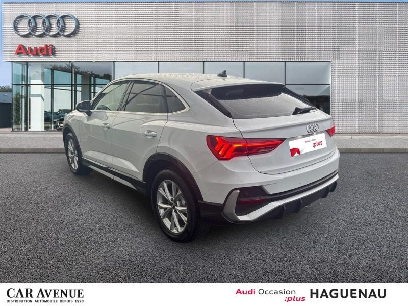 Occasion AUDI Q3 Sportback 35 TFSI 150 S line S tronic 7 CAMERA DE RECUL LEDS VOLANT MEPLAT AVEC PALETTES 2020 Blanc Glacier métallisé 29989 € à Haguenau