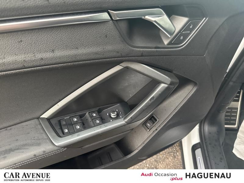 Occasion AUDI Q3 Sportback 35 TFSI 150 S line S tronic 7 CAMERA DE RECUL LEDS VOLANT MEPLAT AVEC PALETTES 2020 Blanc Glacier métallisé 29989 € à Haguenau