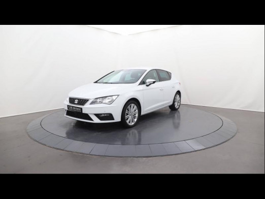 Occasion SEAT Leon 1.5 TSI 150 Xcellence DSG7 CarPlay 2018 Blanc Candy 18 490 € à Lesménils