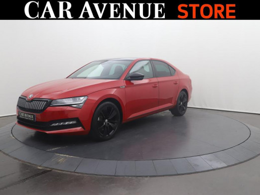 Occasion SKODA Superb 1.4 TSI PHEV 218ch Sportline DSG6 2021 Rouge Velvet métallisée premium 37 990 € à Lesménils