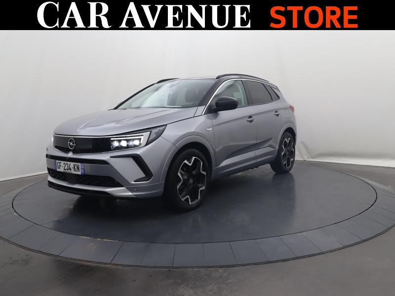 Occasion OPEL Grandland X Hybrid 225ch Ultimate 2022 Gris Quartz métallisé/Toit Noir 39490 € à Lesménils