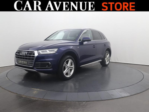 Occasion AUDI Q5 2.0 TDI 190ch S line quattro S tronic 7 2018 Bleu Navarre 31 990 € à Lesménils