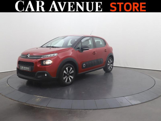 Occasion CITROEN C3 BlueHDi 100ch Feel S&S E6.d-TEMP BVM5 2019 Rouge Rubi 13 990 € à Lesménils