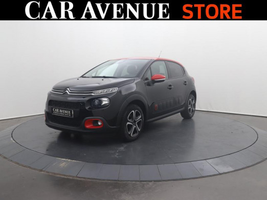 Occasion CITROEN C3 PureTech 82ch Shine S&S E6.d 2019 Noir Perla Nera - Rouge Aden 14 490 € à Lesménils
