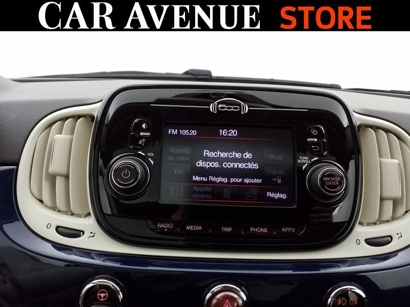 Occasion FIAT 500 1.2 8v 69ch Lounge 2018 Coloris Métal Epic Blue 11490 € à Lesménils