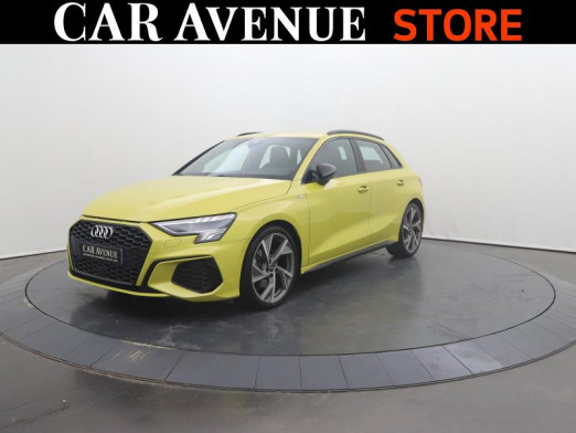 Occasion AUDI A3 Sportback 35 TDI 150ch S line S tronic 7 2020 Jaune Python métallisé 31 990 € à Lesménils