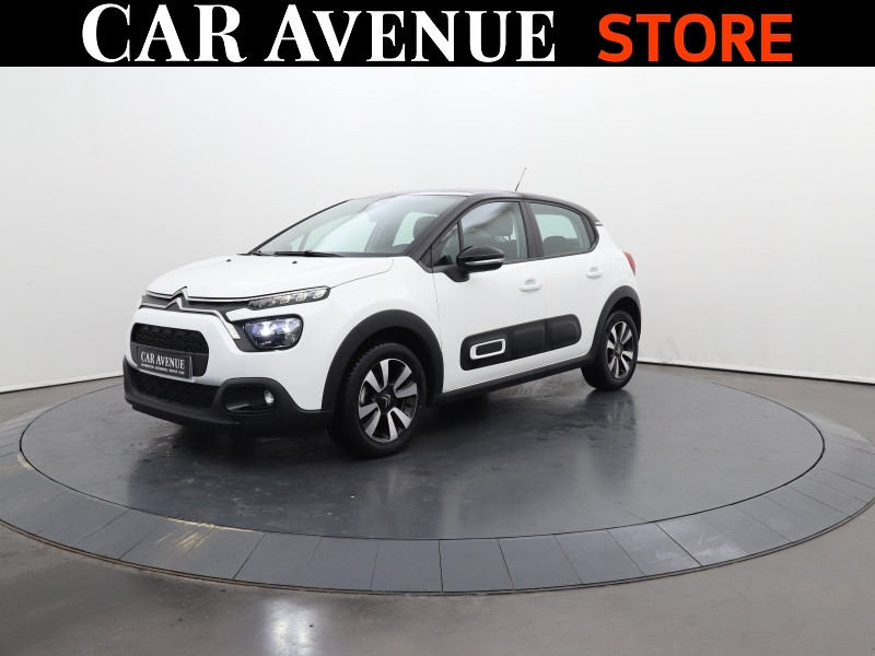 Used CITROEN C3 1.2 PureTech 83ch S&S Shine 2021 Blanc Banquise (O) - Noir Onyx € 14490 in Lesménils