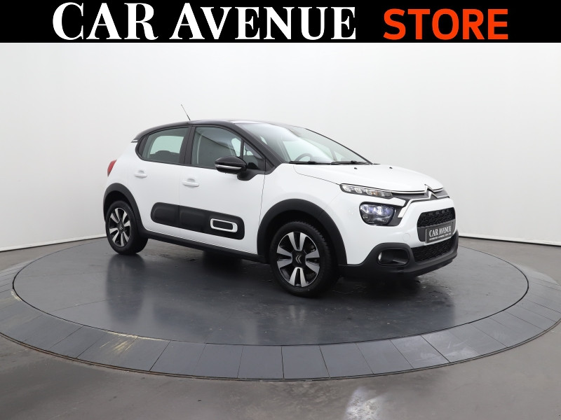 Occasion CITROEN C3 1.2 PureTech 83ch S&S Shine 2021 Blanc Banquise (O) - Noir Onyx 14490 € à Lesménils