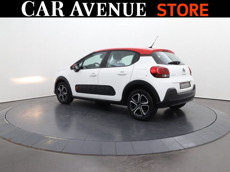 Occasion CITROEN C3 1.2 PureTech 83ch S&S Shine 130g 2020 Blanc Banquise (O) - Rouge Aden 10490 € à Lesménils