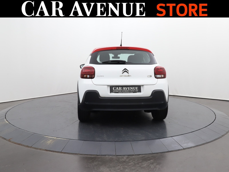 Occasion CITROEN C3 1.2 PureTech 83ch S&S Shine 130g 2020 Blanc Banquise (O) - Rouge Aden 10490 € à Lesménils