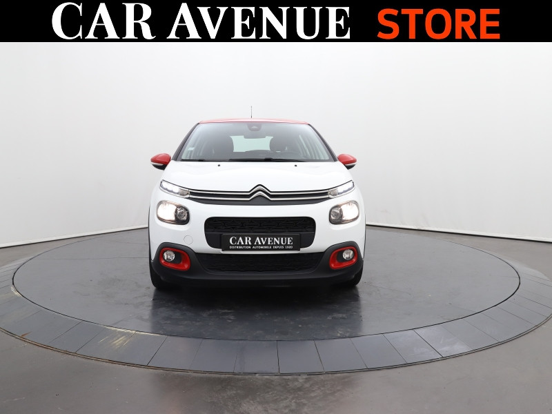 Occasion CITROEN C3 1.2 PureTech 83ch S&S Shine 130g 2020 Blanc Banquise (O) - Rouge Aden 10490 € à Lesménils