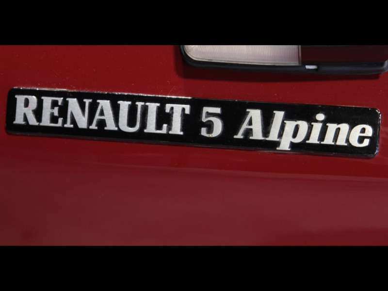 Occasion RENAULT 5 Alpine Tbo 3 p 1984 Rouge 27900 € à Lesménils